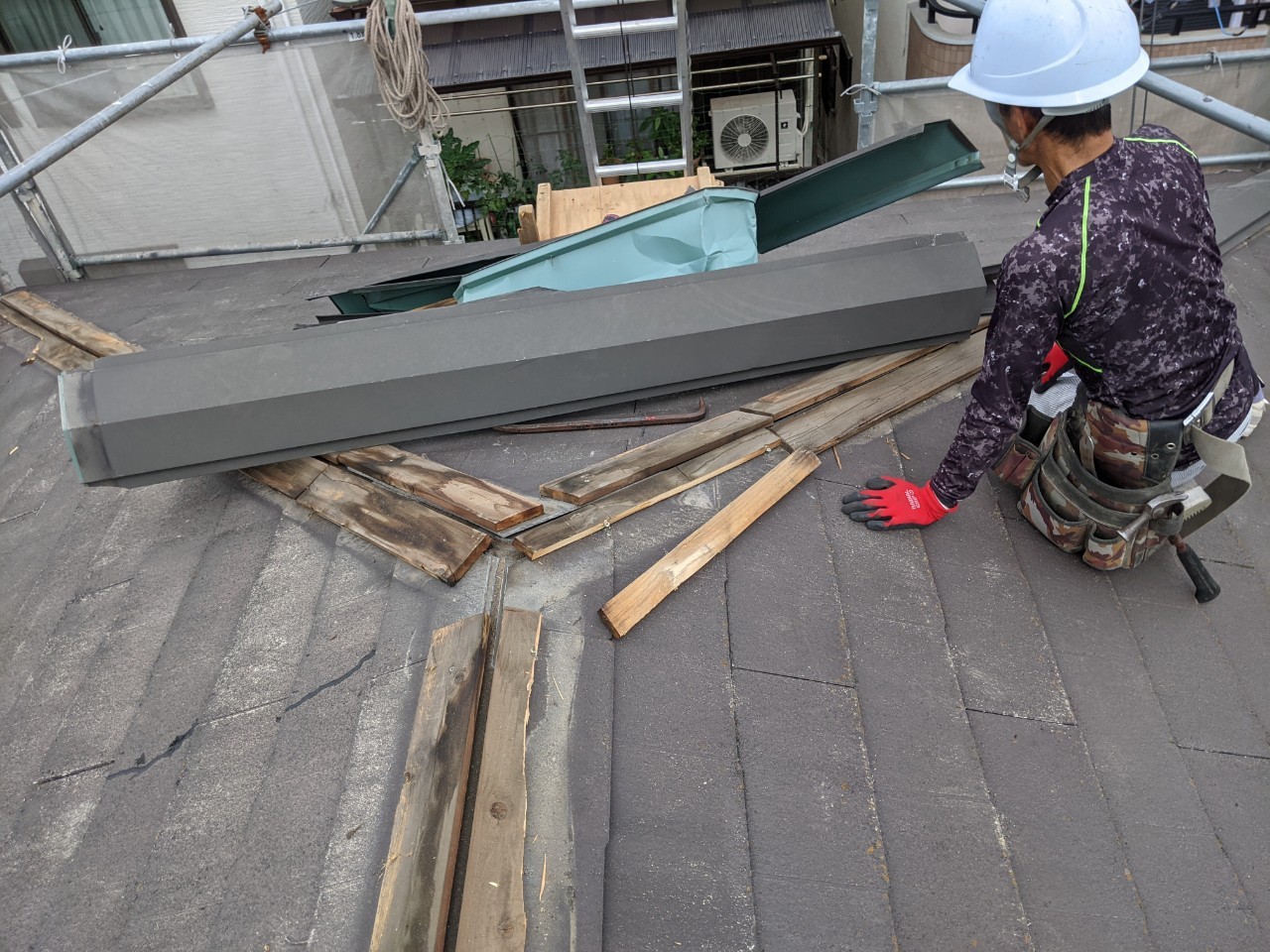 コロニアル葺き替え